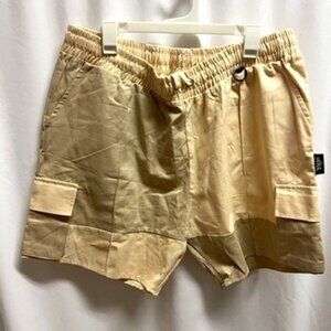 Boohoo Man offel Skate Twill Cargo Patchwork Shorts NWT